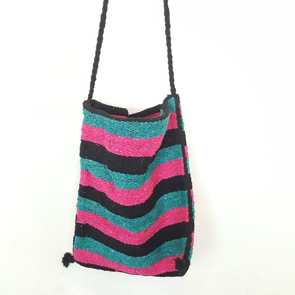 Mexican Artisan Serape Crossbody Bag
